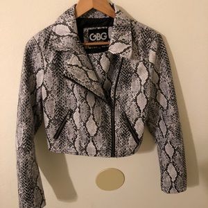 KAMILA SNAKE MOTO JACKET